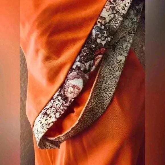 VTG 60s 70s Flower Power nylon Night Gown Cover Robe  Women M-L - Picture 12 of 14